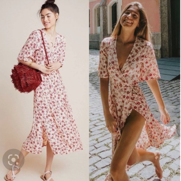 Faithfull the Brand Dresses & Skirts - Faithfull The Brand x Anthropologie Wrap Dress